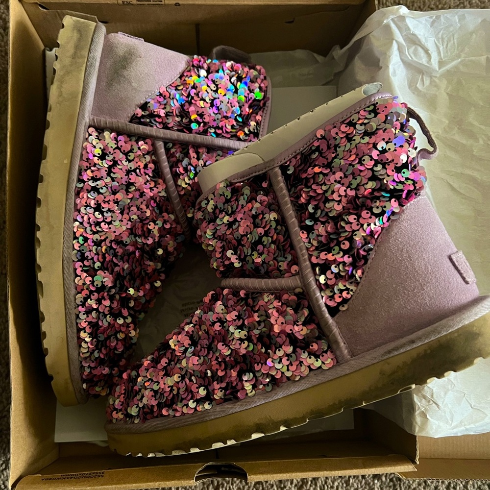 Sequin UGG Boots